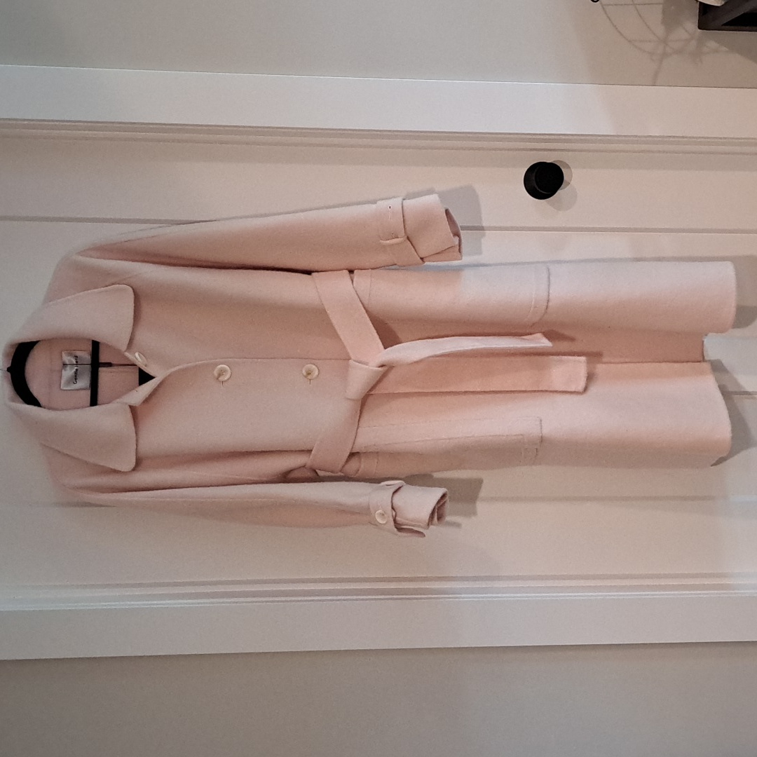 Nwt Wool/Alpaca Blend Coat With Patch Pockets (Pale Pink) - Gentle Herd